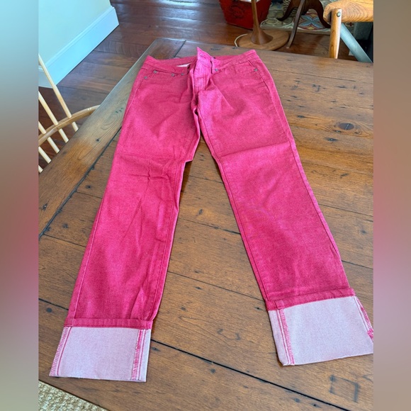 Prana Pants - Prana size 8/29 red washed jeans with cuffs barely worn